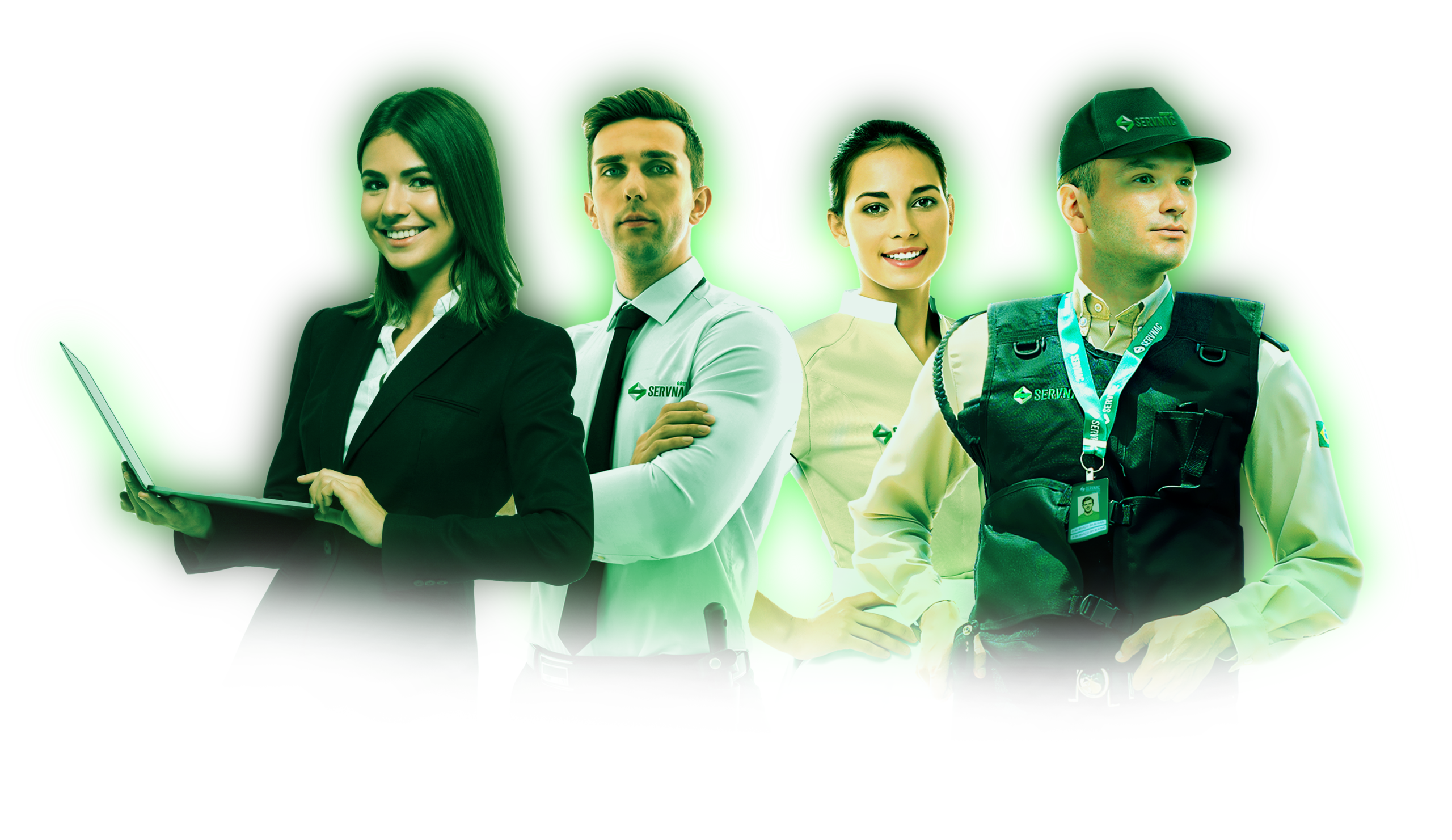 Equipe qualificada para prestar serviços,