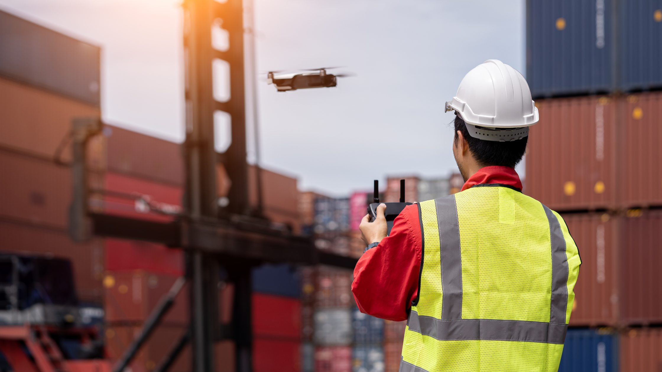 Segurança por drone em empresas e industrias